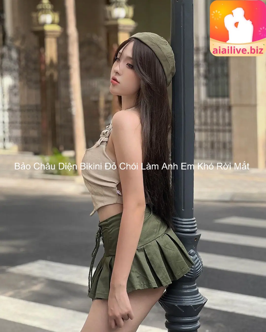 Bảo Châu Diện Bikini Đỏ Chói Làm Anh Em Khó Rời Mắt 1