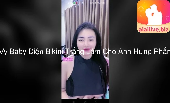 Vy Baby Diện Bikini Trắng Làm Cho Anh Hưng Phấn 3